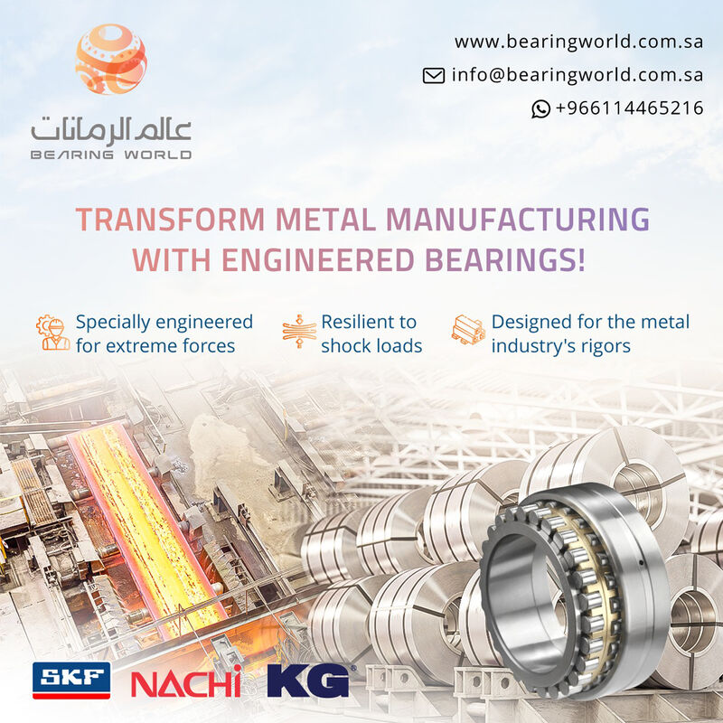 Transform Metal Manufacturing With Our Bearings    –  Social Media
