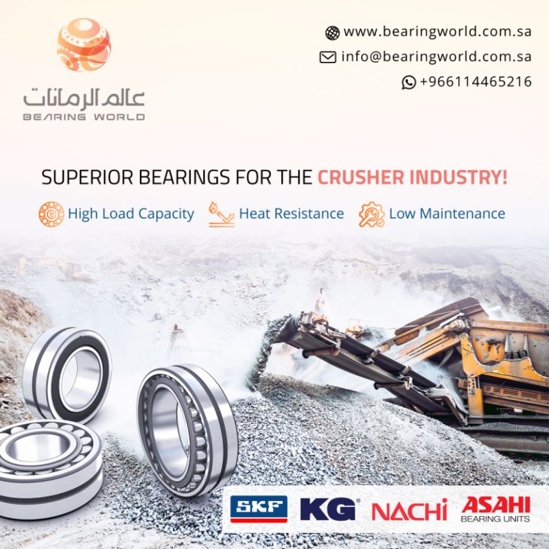 Superior Bearings For The Crusher Industry   –  Social Media