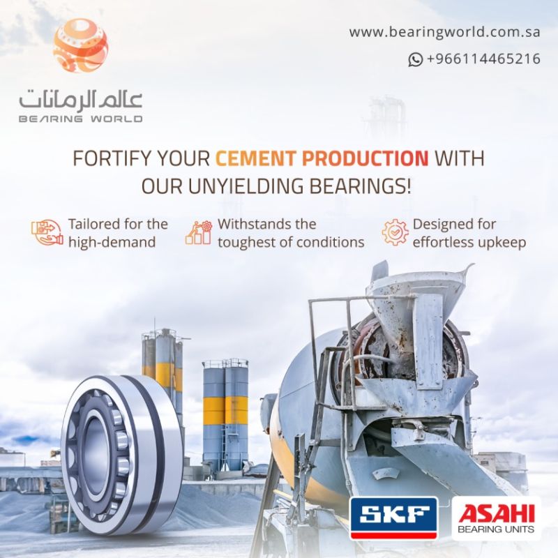 Fortify Your Cement Production With Our Unyielding Bearings       –         Social Media