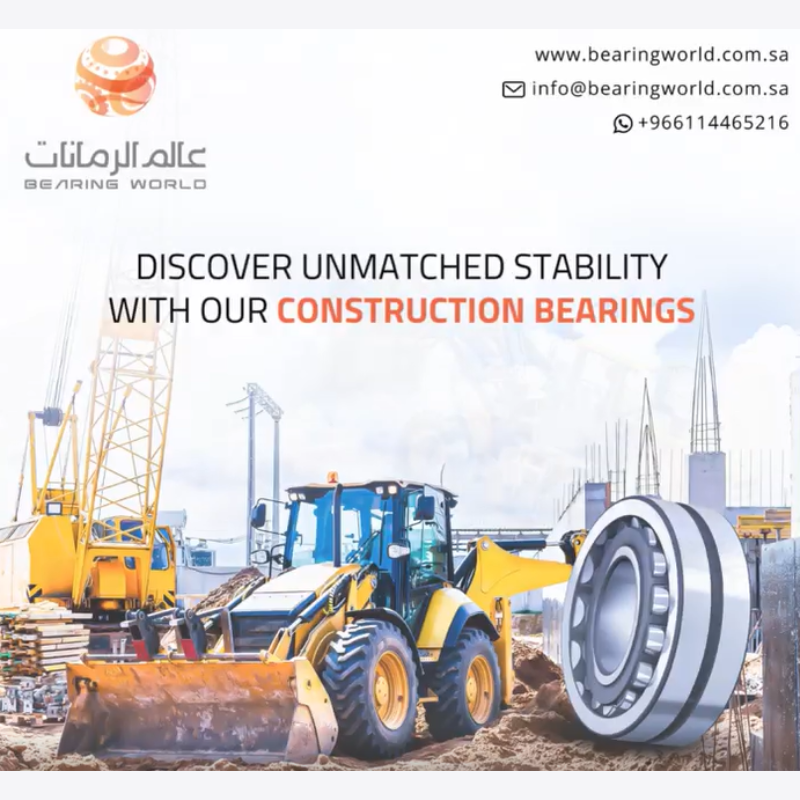 Discover Unmatched Stability With Our Construction Bearings    –  Social Media