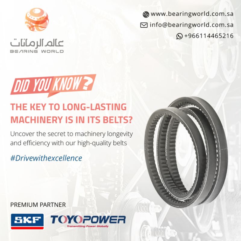Did You Know ? The Key To Long Lasting Machinery Is In Belts – Social Media
