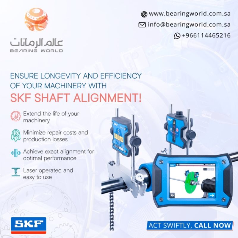 Ensure Longevity and efficiency of your machinery  with skf- Social Media