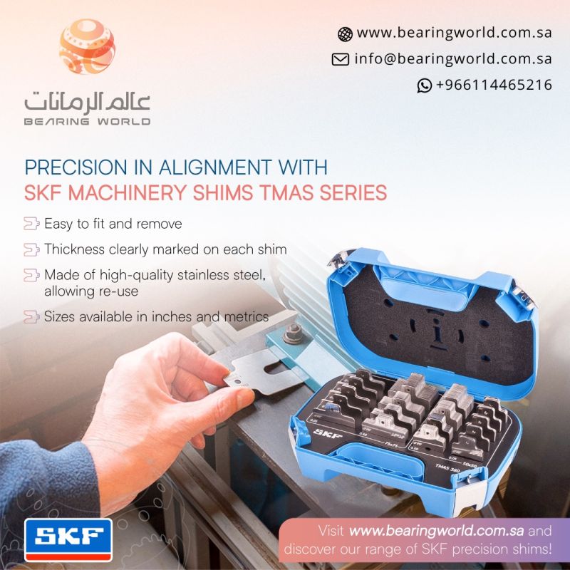 Precision In alignment with skf machinery shims tmas series- Social Media