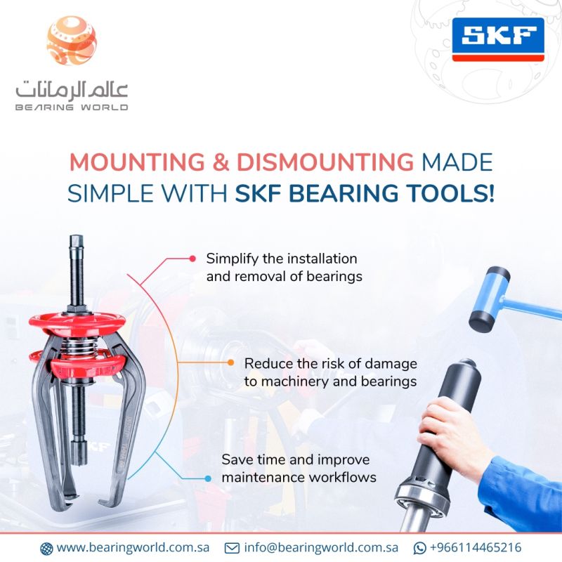 Mounting and Dismounting made Simple With SKF Bearing Tools – Social Media
