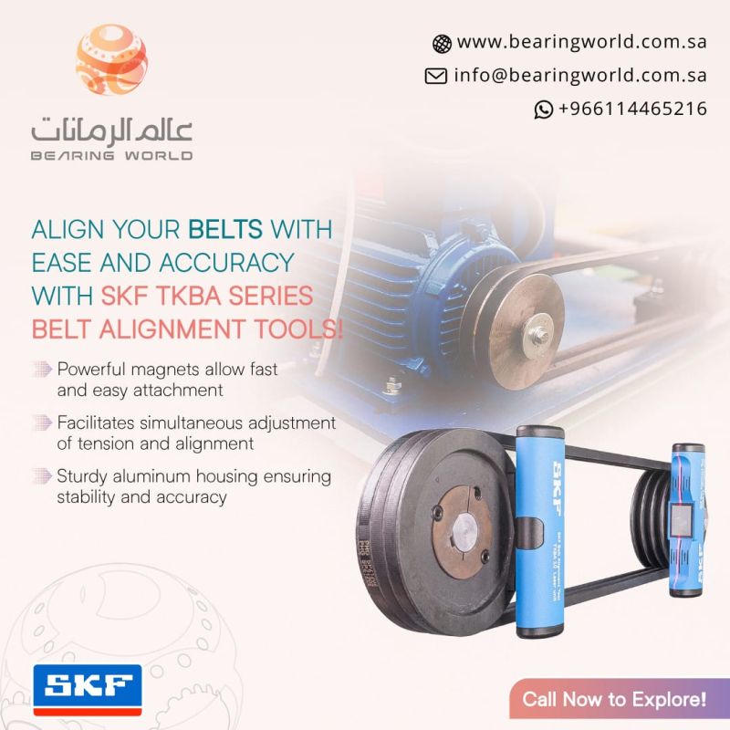 Align Your belts with ease and accuracy  with skf- Social Media