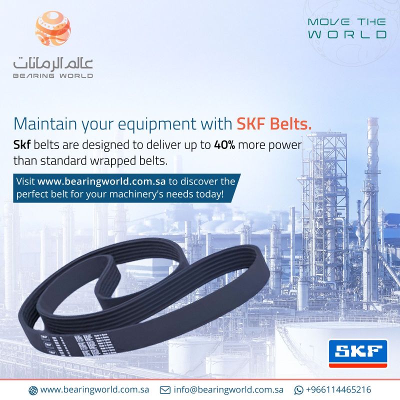 Maintain Your Equipment With SKF Belts – Social Media